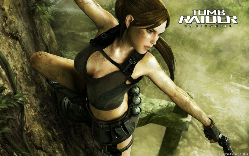 Lara Croft in jungle adventure