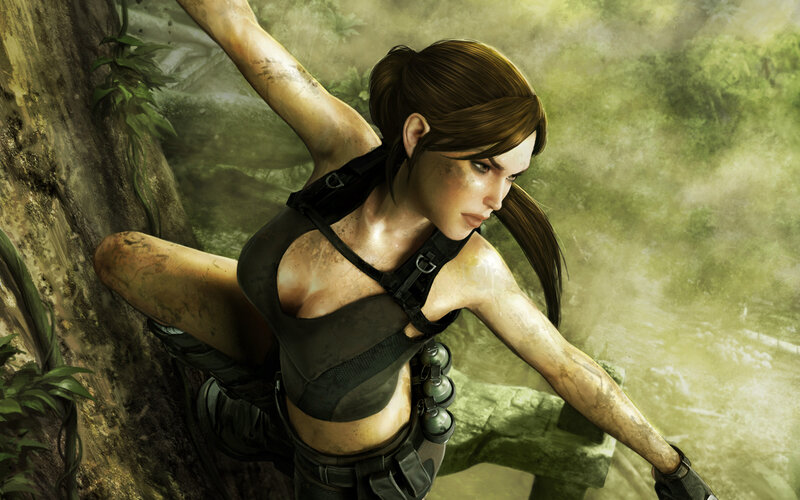 Lara Croft in jungle adventure