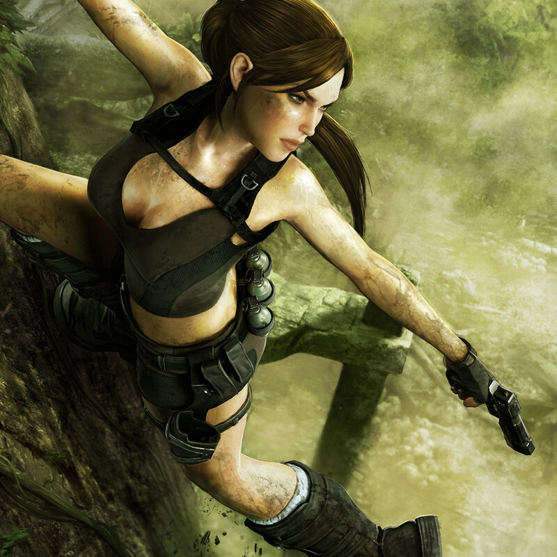 Lara Croft in jungle adventure