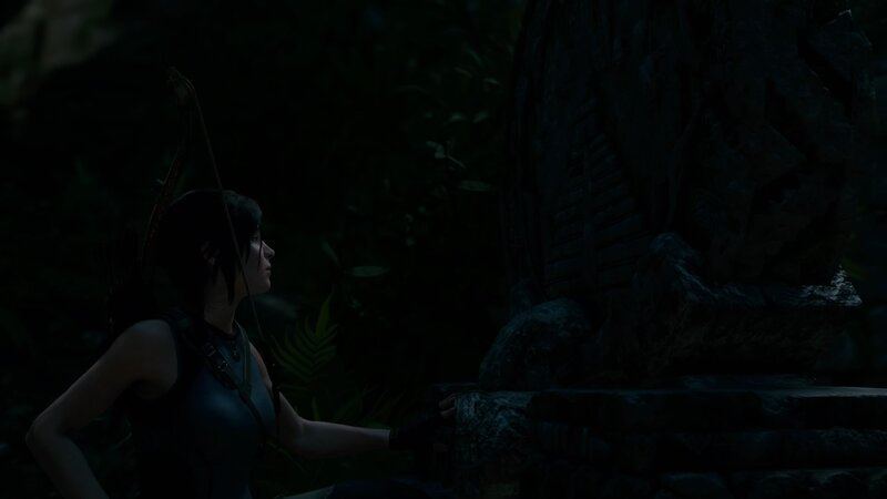 Lara Croft in Jungle — Black, Dark, Mysterious