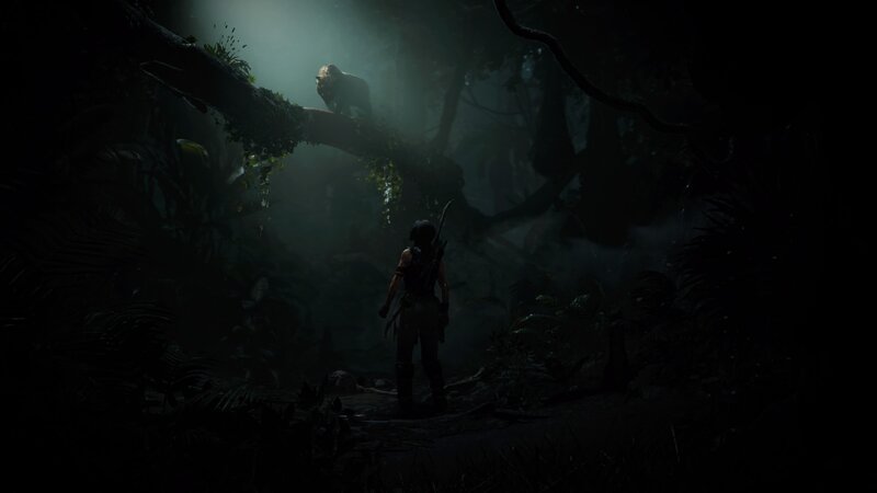 Lara Croft in Jungle — Black