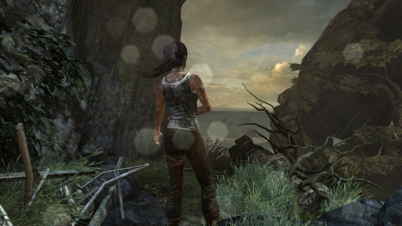 Lara Croft in Jungle — Green, Dramatic, Sunset