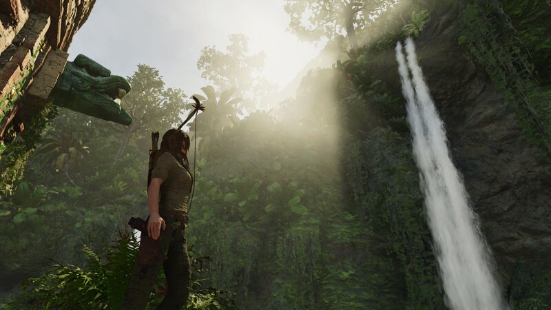 Lara Croft in Jungle — Green, Serene