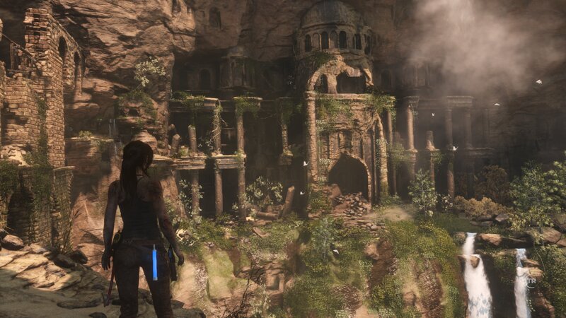 Lara Croft in Ruins — Brown, Mysterious