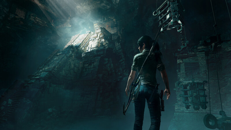 Lara Croft in Ruins — Dark Blue