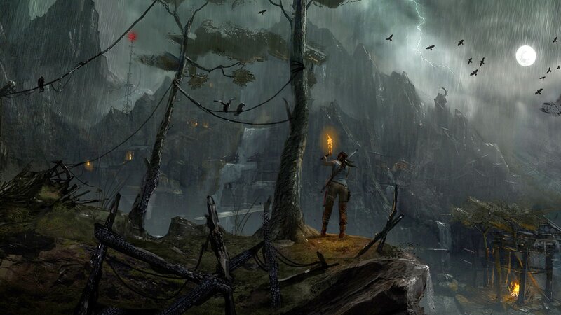 Lara Croft in Storm