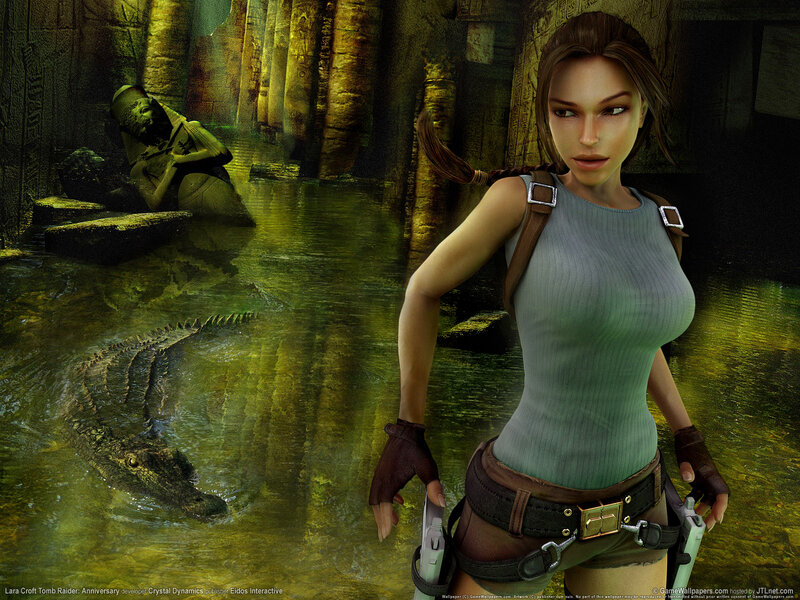Lara Croft in Temple