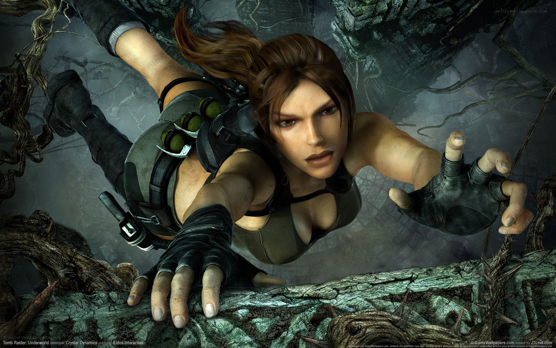 Lara Croft in Underworld