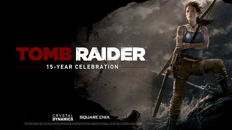 Lara Croft with Bow — Black