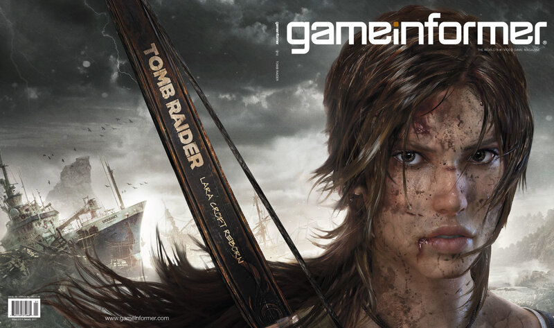 Lara Croft with Bow — Gray