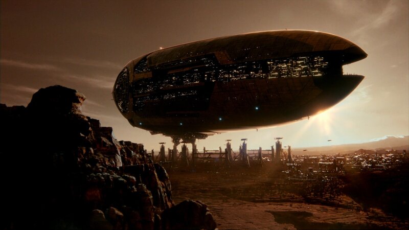Large Airship over City