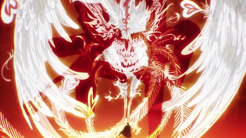 Large Bird-like Creature — Red