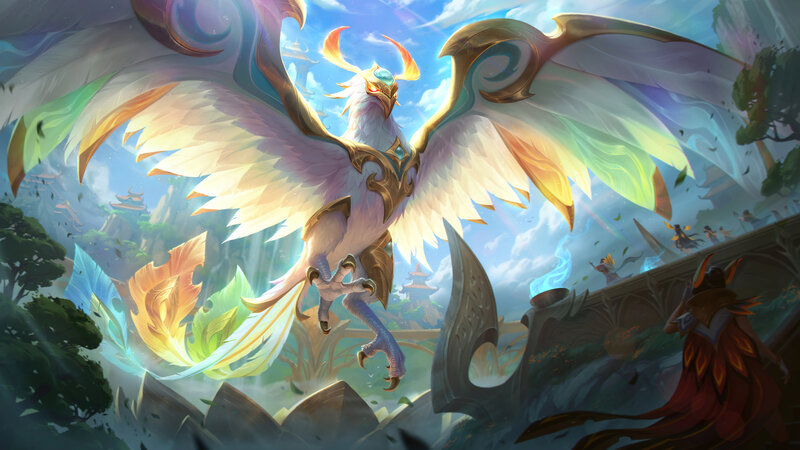 Large Bird-like Creature — White