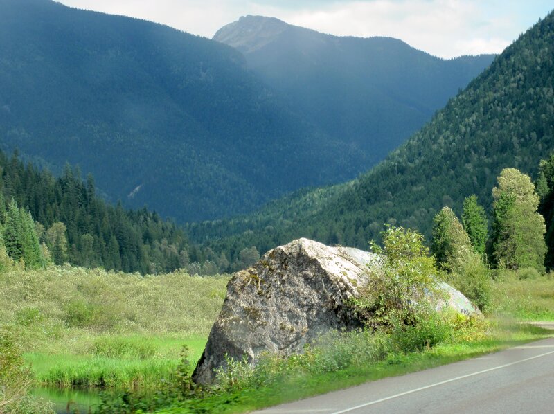 Large Boulder in Valley