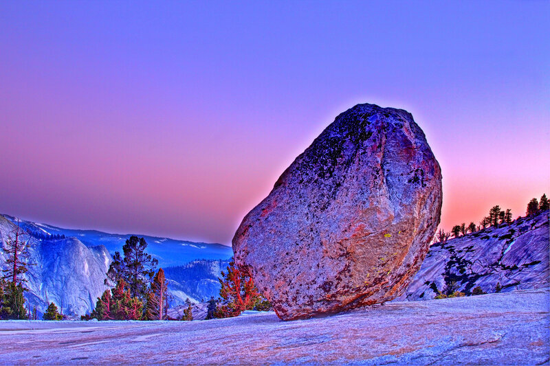 Large Boulder on Hillside