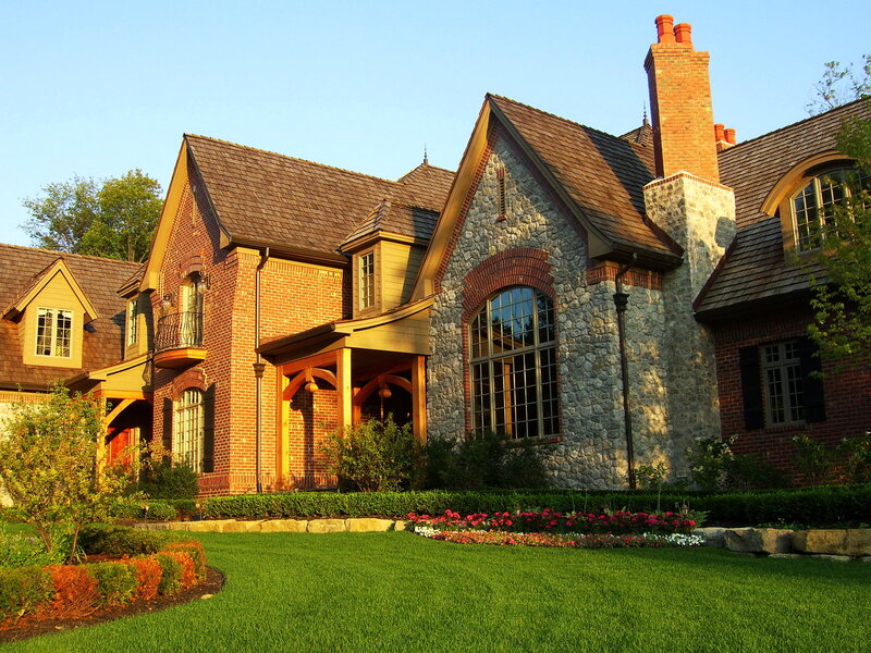 Large Brick and Stone House