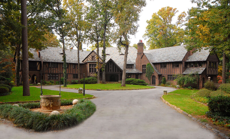 Large Brick House — Green