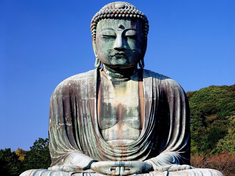 Large Bronze Buddha Statue