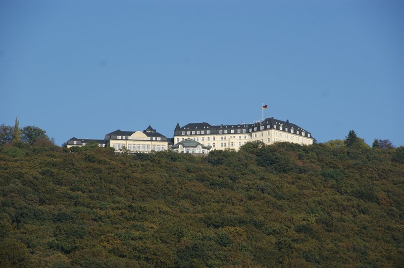 large building on a hill
