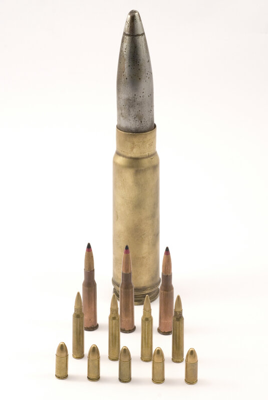 Large Bullet with Smaller Rounds