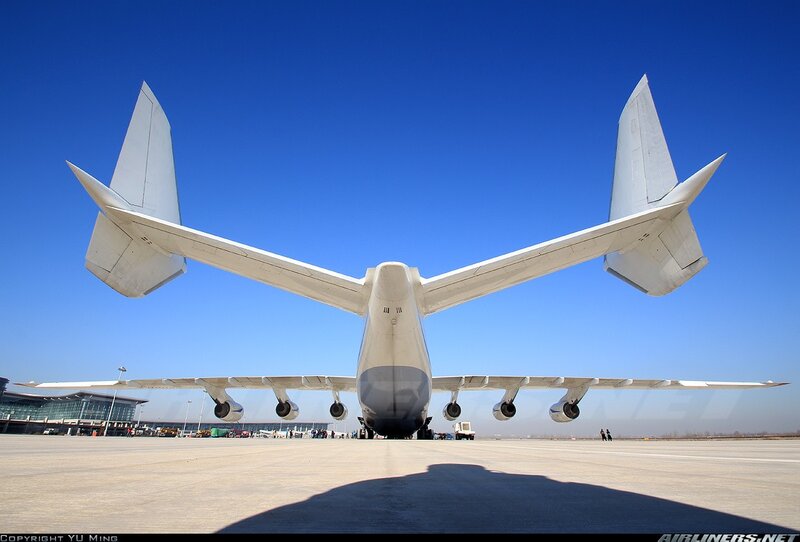 Large Cargo Airplane — Blue, Clear, Afternoon