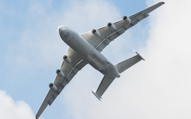 Large Cargo Airplane — White