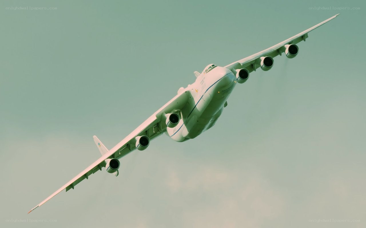 Large cargo plane in flight