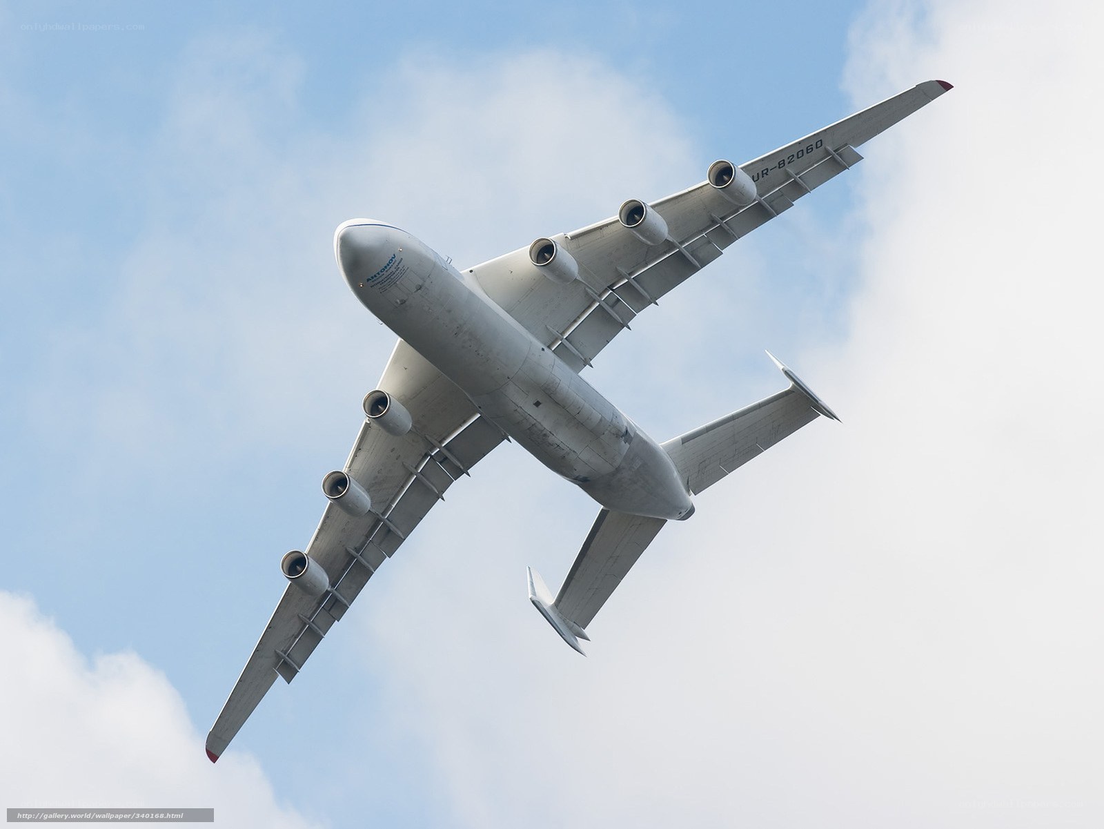 Large cargo plane in flight