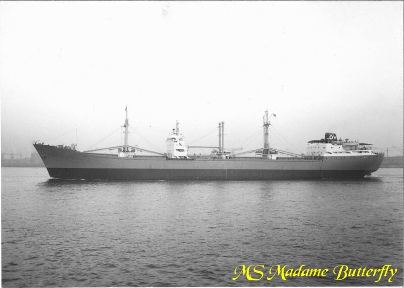 Large Cargo Ship — Black