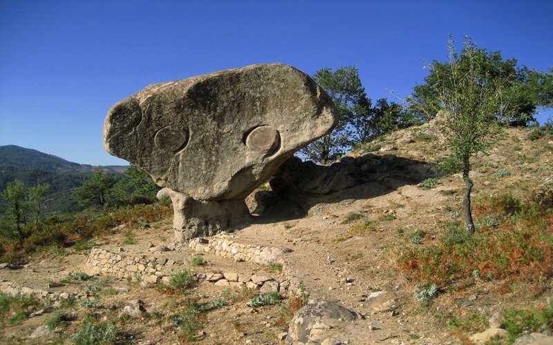 Large Carved Rock Formation