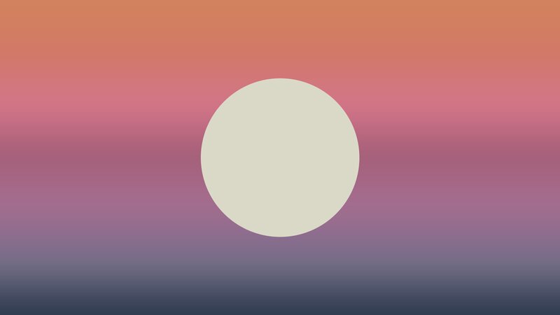 Large Circle in Gradient