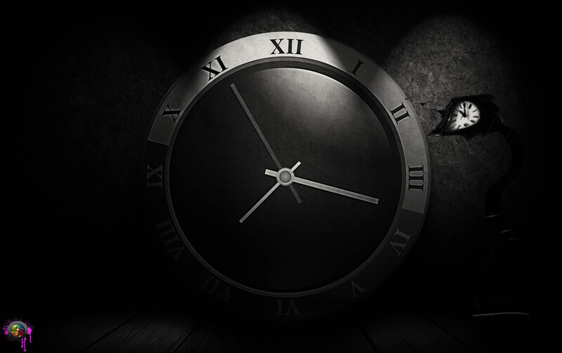 Large Clock on Wall