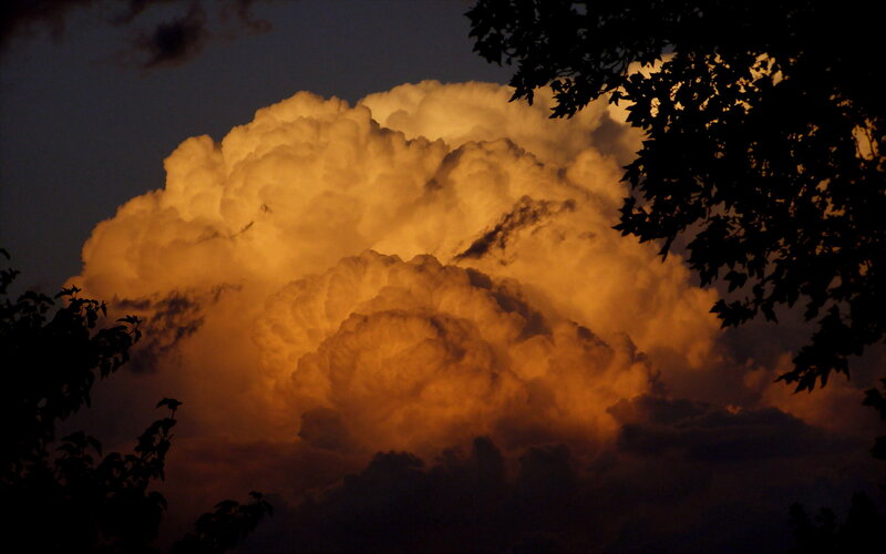 Large Cloud at Dusk