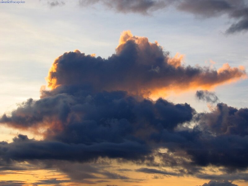 Large Cloud Formation — Orange