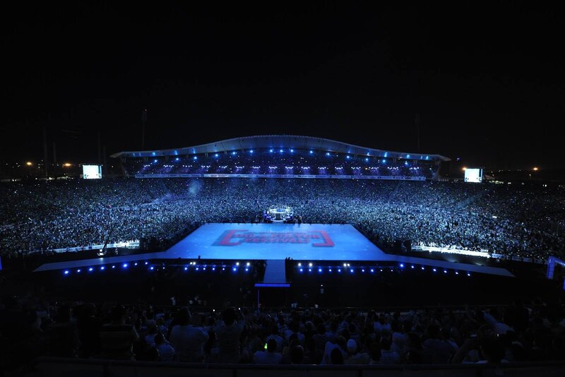 large concert at night