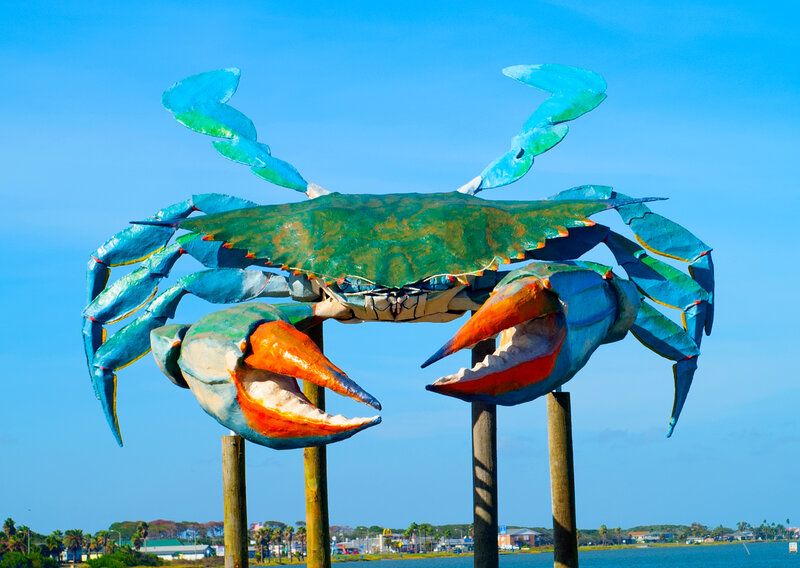 Large Crab Sculpture