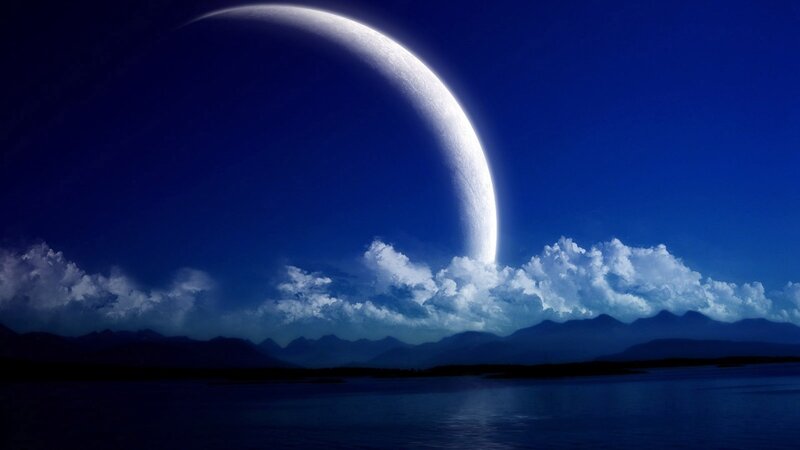 Large Crescent Moon