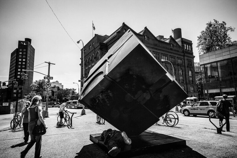 Large Cube Sculpture