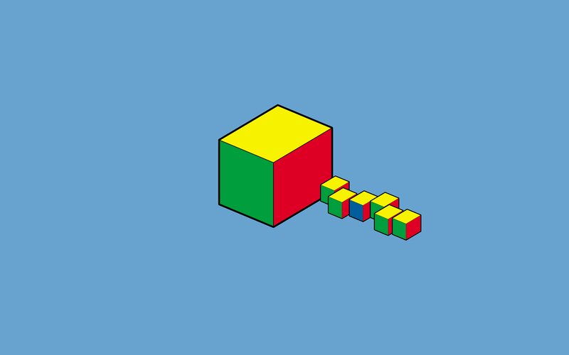 Large Cube with Small Cubes