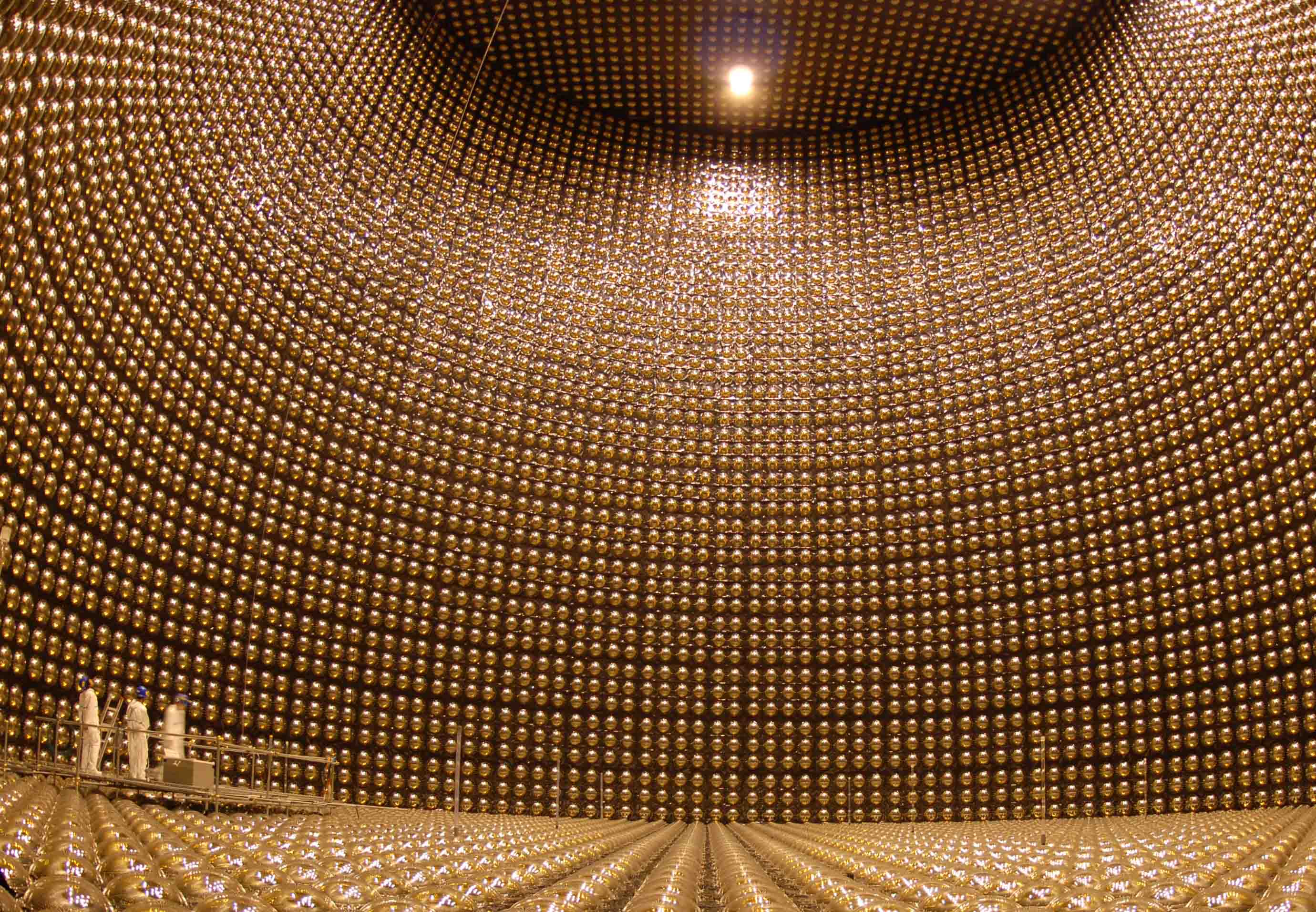 Large detector array interior