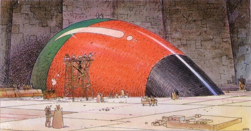 Large dome structure in cavern