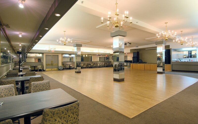 Large event hall with dance floor