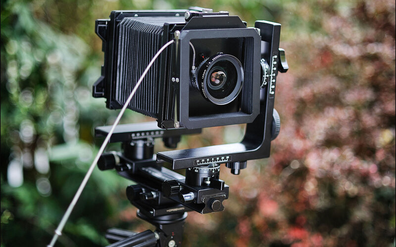 Large Format Camera on Tripod