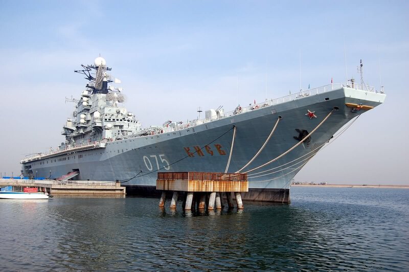 Large Grey Warship — Calm