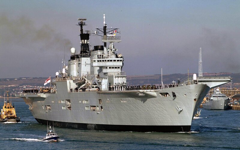 Large Grey Warship — Formal