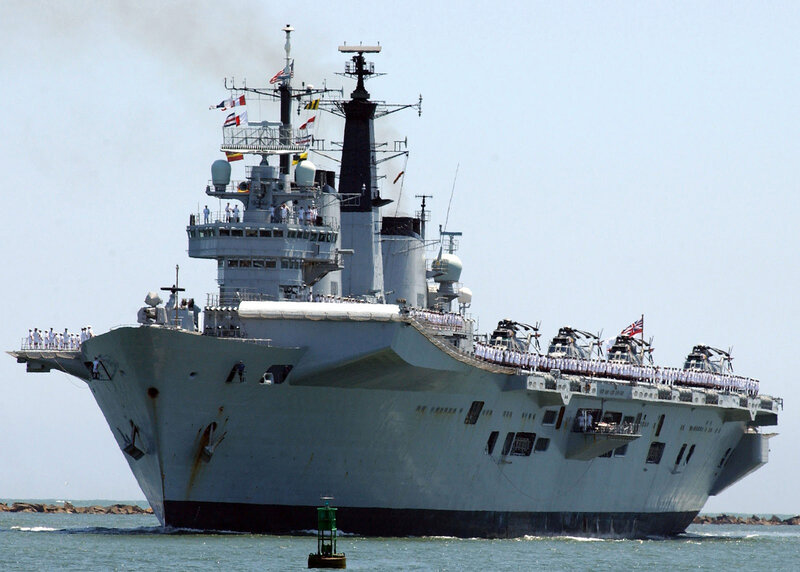 Large Grey Warship