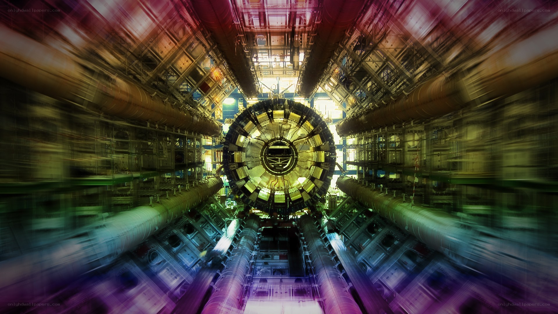 Large Hadron Collider interior