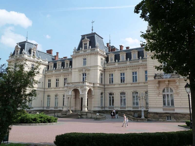 Large Historic Building — Beige