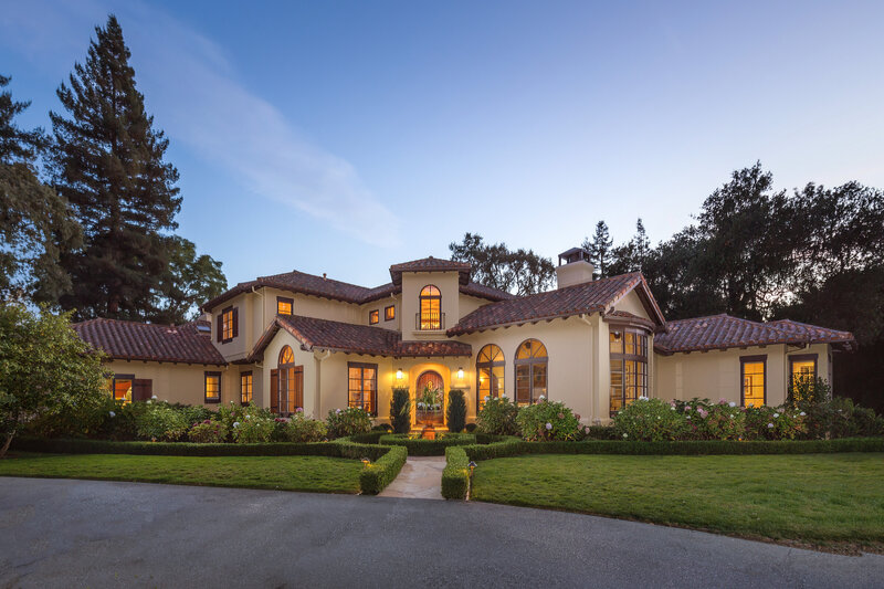 Large House at Dusk — Beige