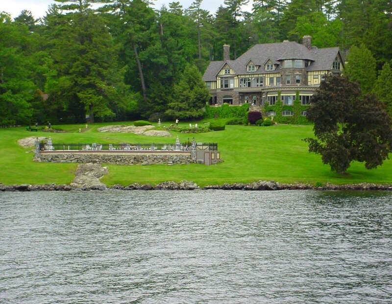 Large House on Lake Shore